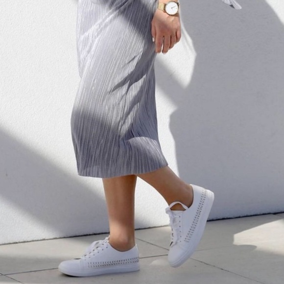 Topshop Shoes - Topshop Conner Plait White Braided Sneaker